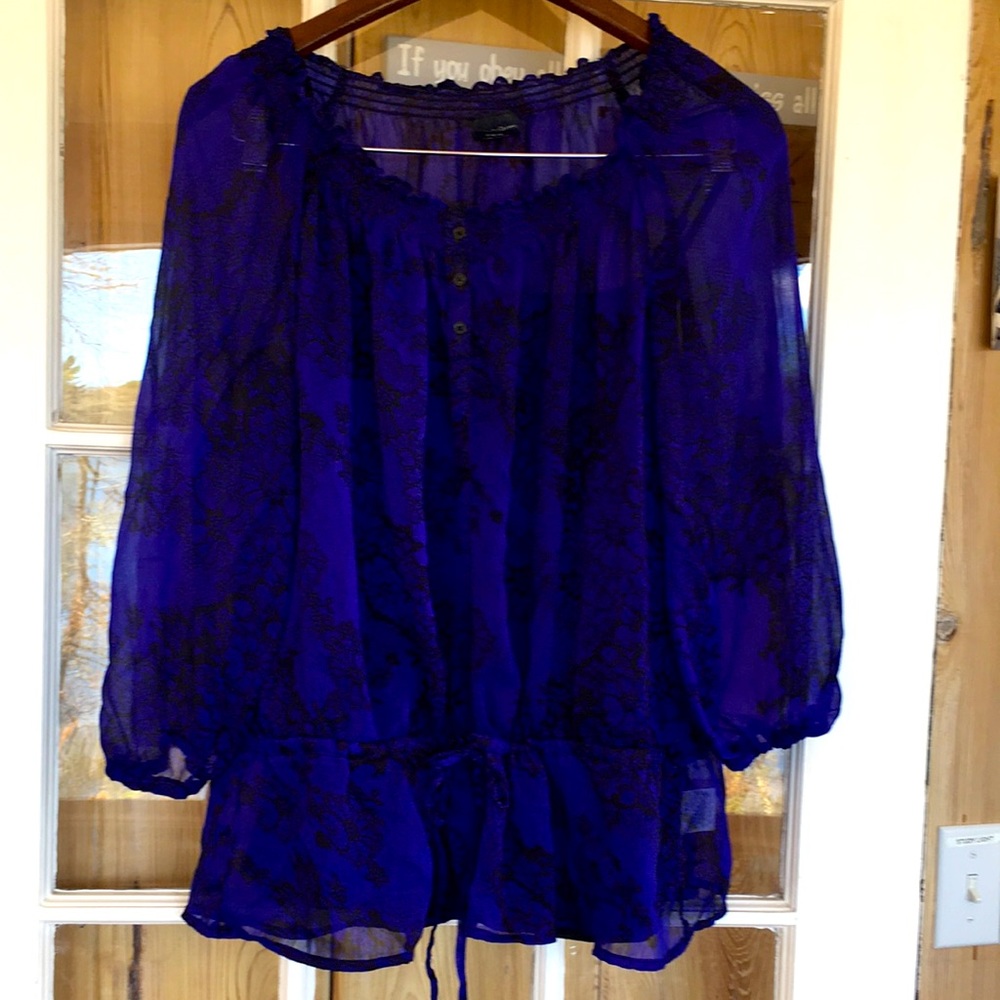 Faded glory medium adjustable waist blue/blk, Mach washable great condition